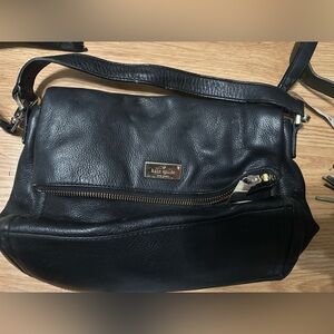 Kate Spade Black Leather Belt Bag